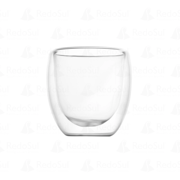 Conjunto Copos de Vidro Borossilicato Personalizados